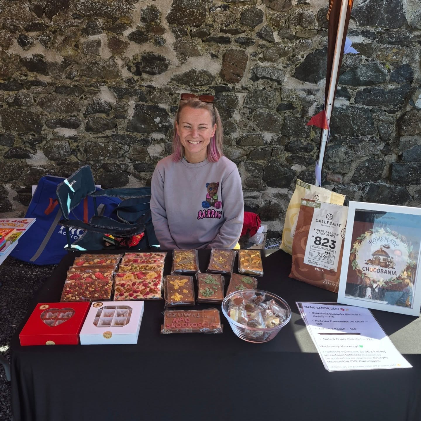 Ania, founder of Chocobania artisan chocolate in Dublin