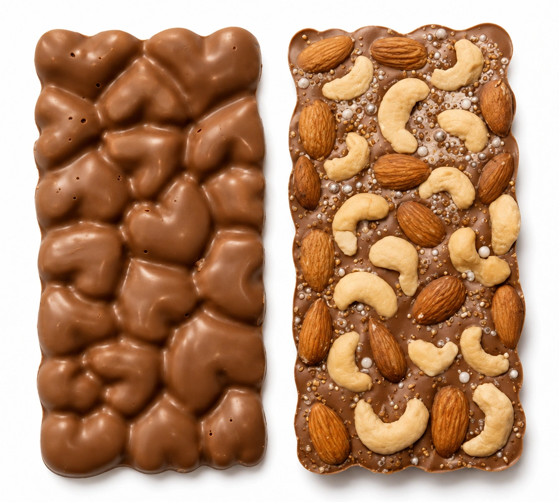 Almond & Cashew Crunch Belgian Milk Chocolate Bar