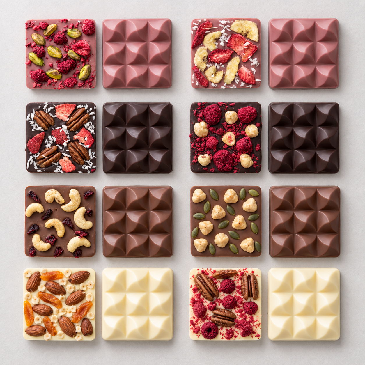 Belgian Nut & Fruit Chocolate Mini Bar - Pick, Mix & Save