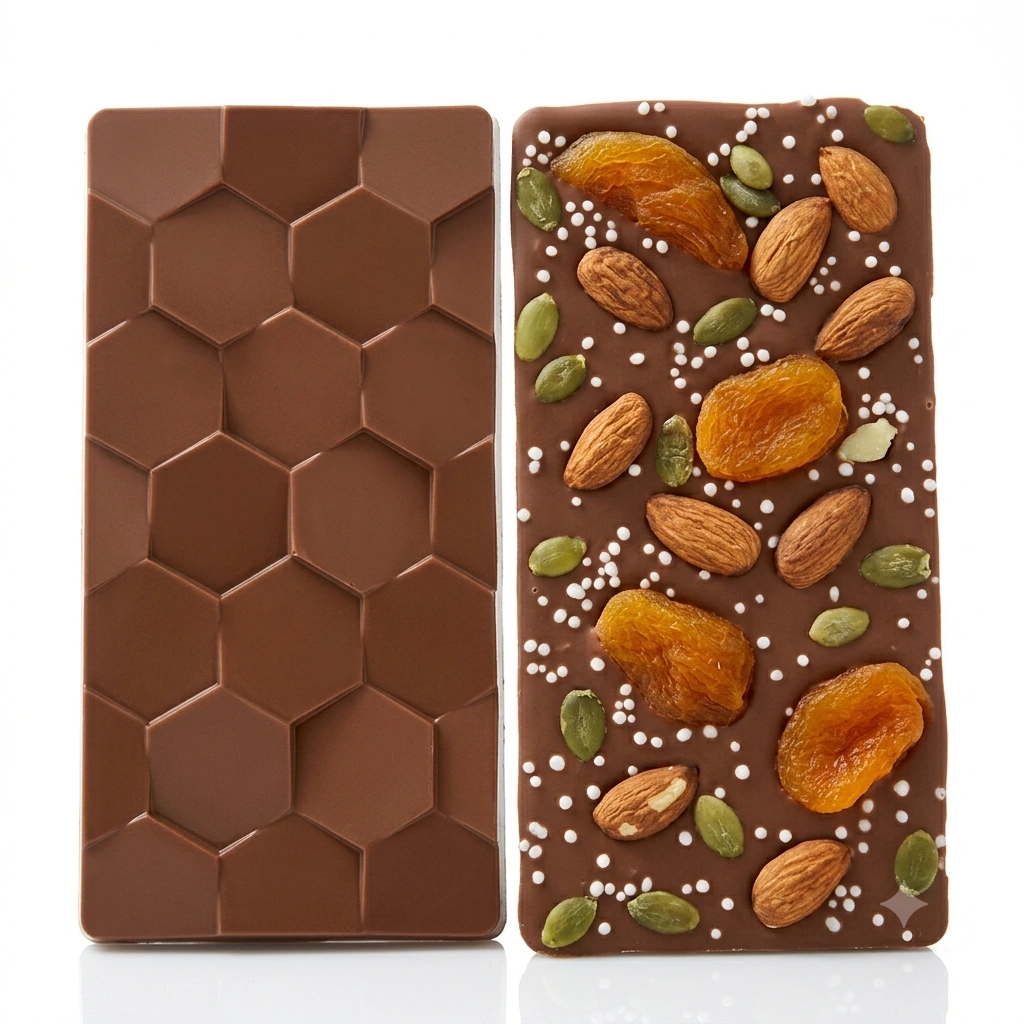 Belgian Milk Chocolate Apricot, Almond & Pumpkin Seed Bar