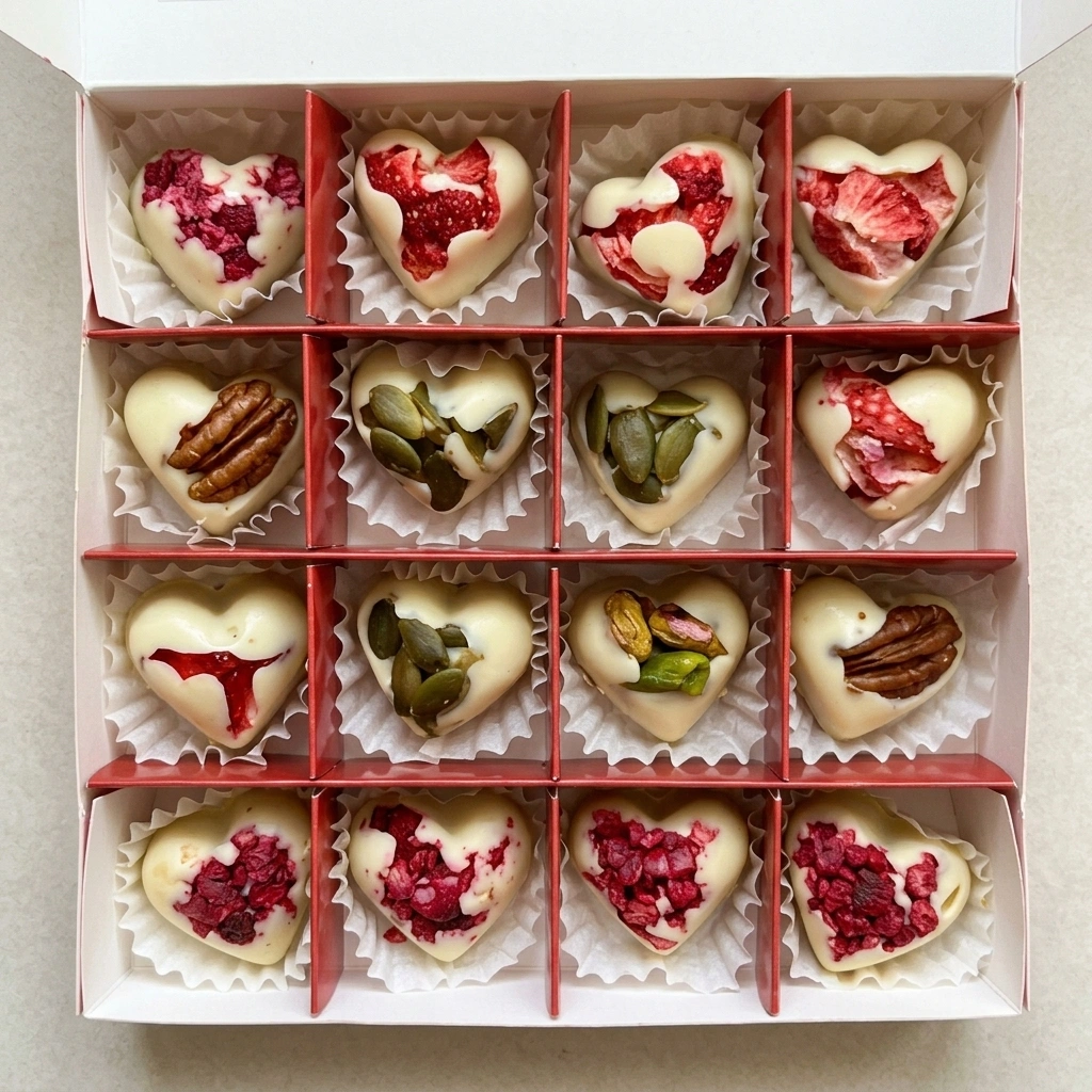 White Chocolate Heart Selection Gift Box